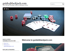 Tablet Screenshot of guide4blackjack.com